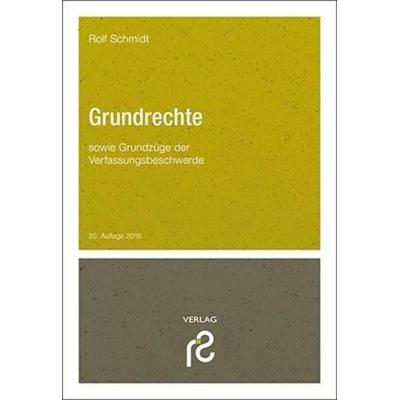 Grundrechte, Taschenbuch von Rolf Schmidt, Schmidt, Rolf
