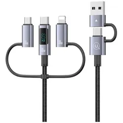 Usams 6in1 USB Kabel (1.20 m, USB 2.0, 60 W), USB Kabel