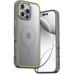 Aohi Etui na telefon The Future Magarmor iPhone 16 Pro Natural Titanium (Apple iPhone 16 Pro), Smartphone Hülle, Grau