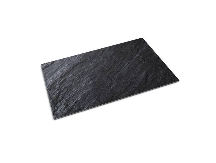 Tulup Fussmatte 60 x 40 cm Vulkanstein, Schwarz, 60x40 cm, Teppiche und Böden, Schmutzfangmatten, Fußmatten
