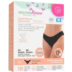 Bio Periodenslip Modern Gr.s Bio Baumwolle Masmi 1 St