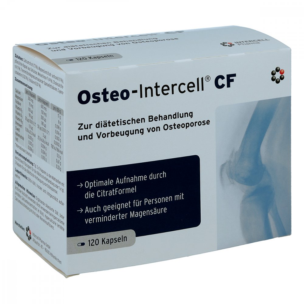 INTERCELL-Pharma GmbH Osteo Intercell Cf Citratformel Kapseln 08806814