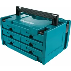 Makita, Werkzeugkoffer, P-84333 MAKSTOR 3.6 M-BOX SYSTAINER mit 6 Schubladen