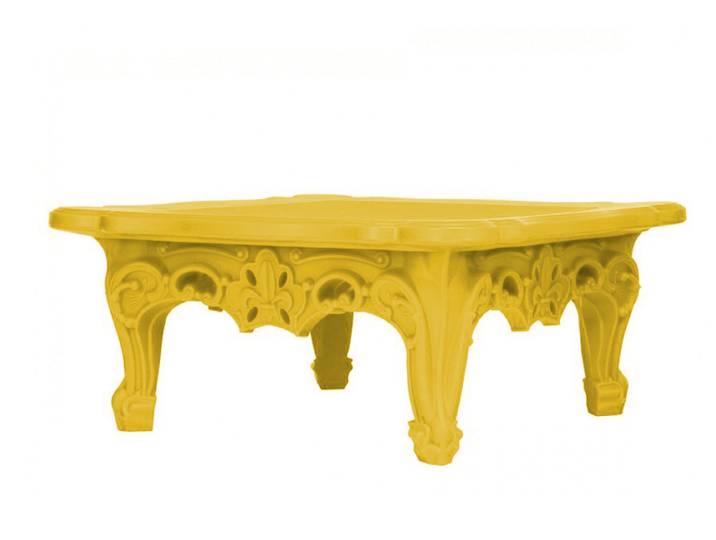 SLIDE table basse DUKE OF LOVE (Jaune - Polyéthylène)