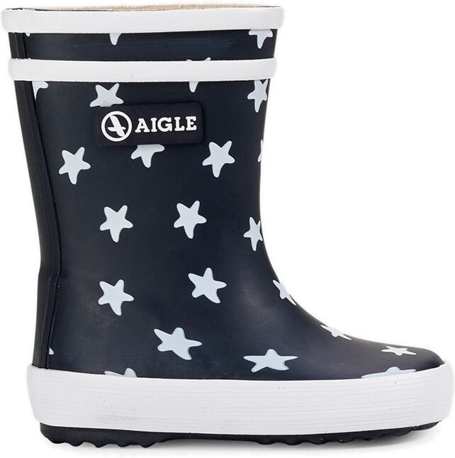 Stiefel AIGLE "Baby Flac Theme", Mädchen, Gr. 19, blau (marine), Obermaterial: 100% Gummi rubber., Schuhe Stiefel