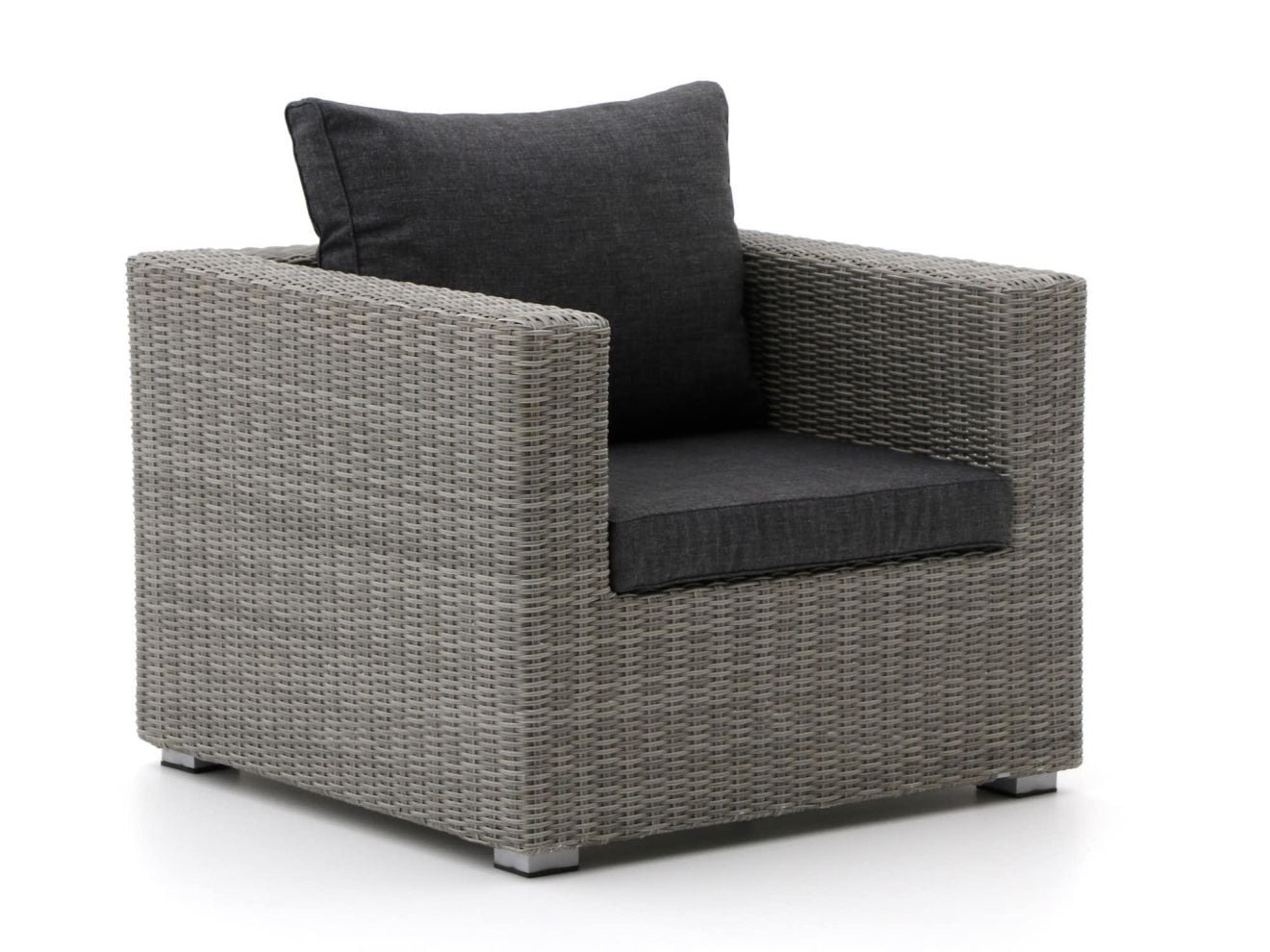Intenso Furniture Carpino Lounge tuinstoel - Grijs - Rattan