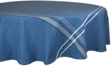 DII Design Imports French Stripe Cotton Kitchen Tablecloth