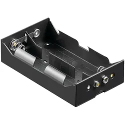 HALTER 4XUM1-2DK - Batteriehalter für 4 Monozellen (D), Druckknopf