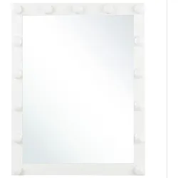 BADSPIEGEL mit LED-Beleuchtung rechteckig 50/60 cm Odenas