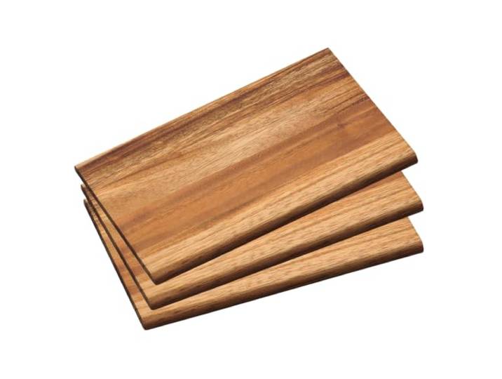Kesper Broodplank 3st Acacia, Bruin, 23 x 15 x 1 cm