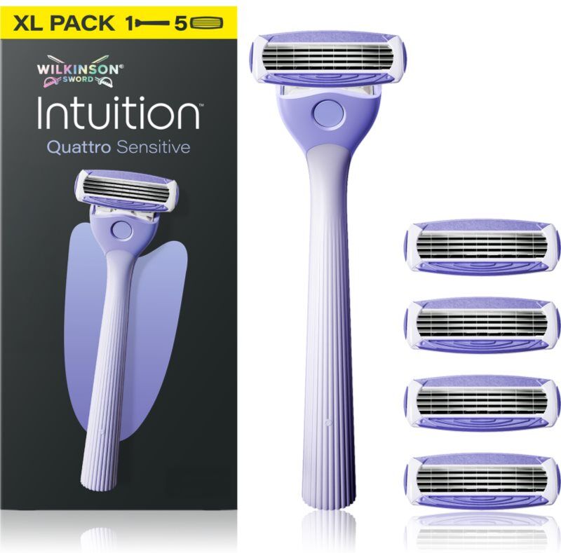 Wilkinson Sword Intuition Quattro Sensitive rasoir + lames de rechange