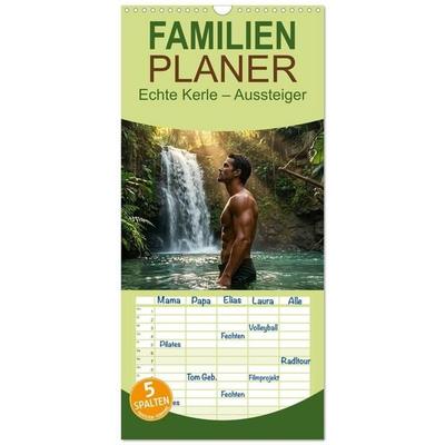 Familienplaner 2027 - Echte Kerle – Aussteiger mit 5 Spalten (Wandkalender, 21 x 45 cm) CALVENDO