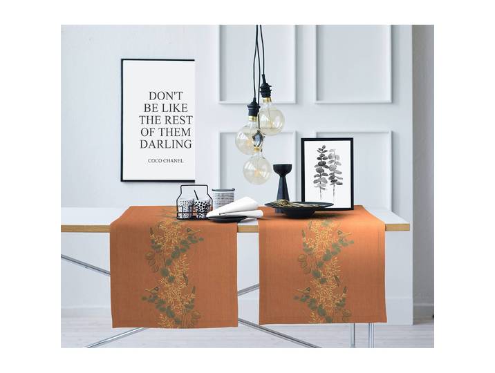 Chemin de table 5250 46 x 140cm Orange/Orange