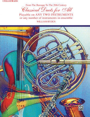 Alfred Music Publishing Classical Duets for All Cello