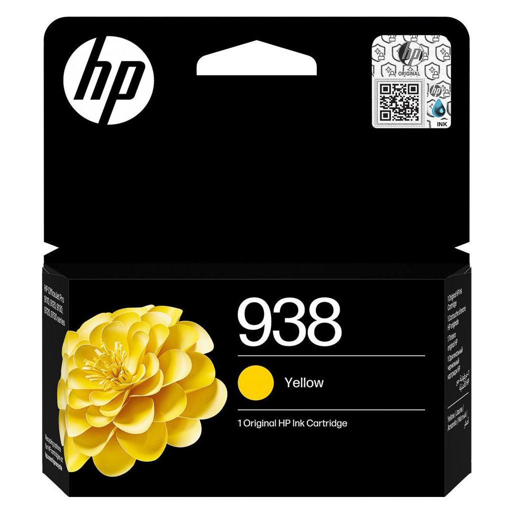 HP Original Ink 4S6X7PE, 938, yellow, 800S (4S6X7PE#LS1)