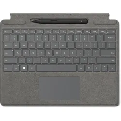 Microsoft Surface Pro 13-Zoll Keyboard mit Slim Pen 2 Pen (Eng. Int., Docking), Tastatur, Grau