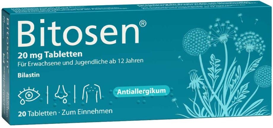 Bitosen 20 mg Tabletten bei Allergien