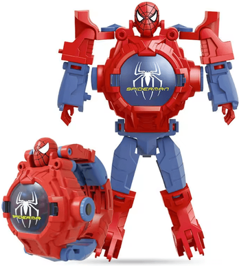 Inspire Curations Spiderman Projection Watch For Kids 24 Image LED Light Up Digital Wristwatch Toy zzx 24 Images