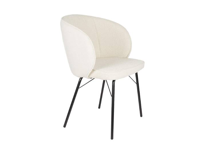 Hochwertiger Esszimmerstuhl „Joa“ Ecru White Label by Bloomingloft