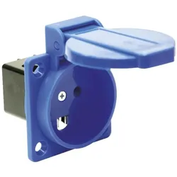 PCE 1030-0b Anbausteckdose 50x50 dänisches System 16A IP54 (blau) 10300b