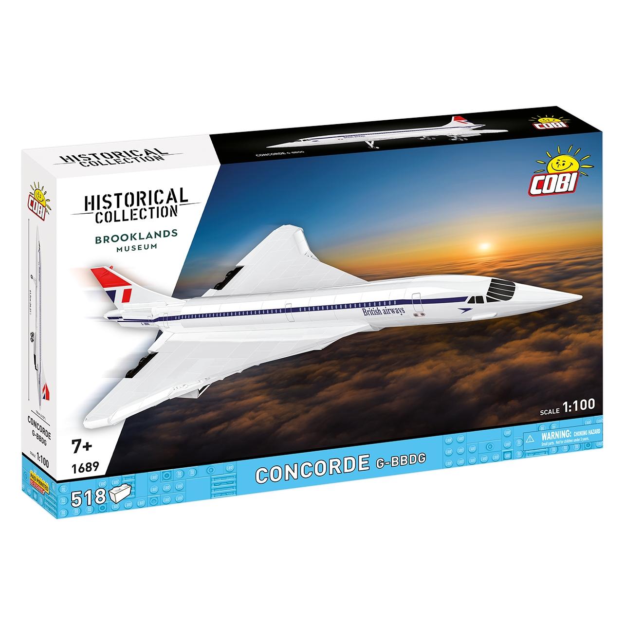 Cobi 515 PCS HC /1689/CONCORDE - Brooklands Museum (COBI-1689)