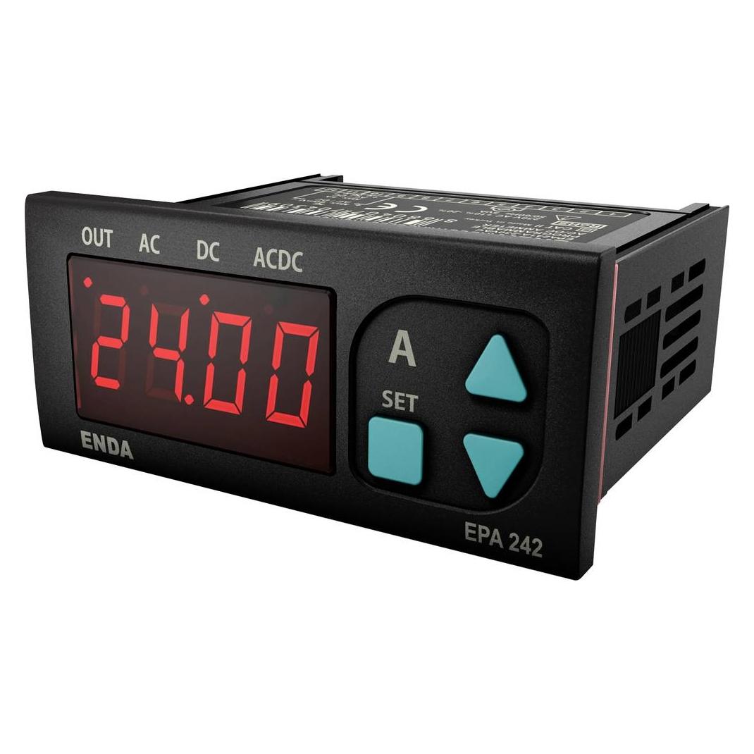 Enda EPA242-R-230 Strumento di misura digitale da pannello Amperometro LED programmab (EPA242-R-230)