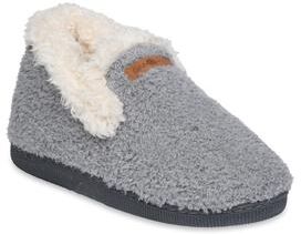 Women's Cozee Fleece Faux Shearling Slipper Boot by GaaHuu in Grey (Size S(5/6))