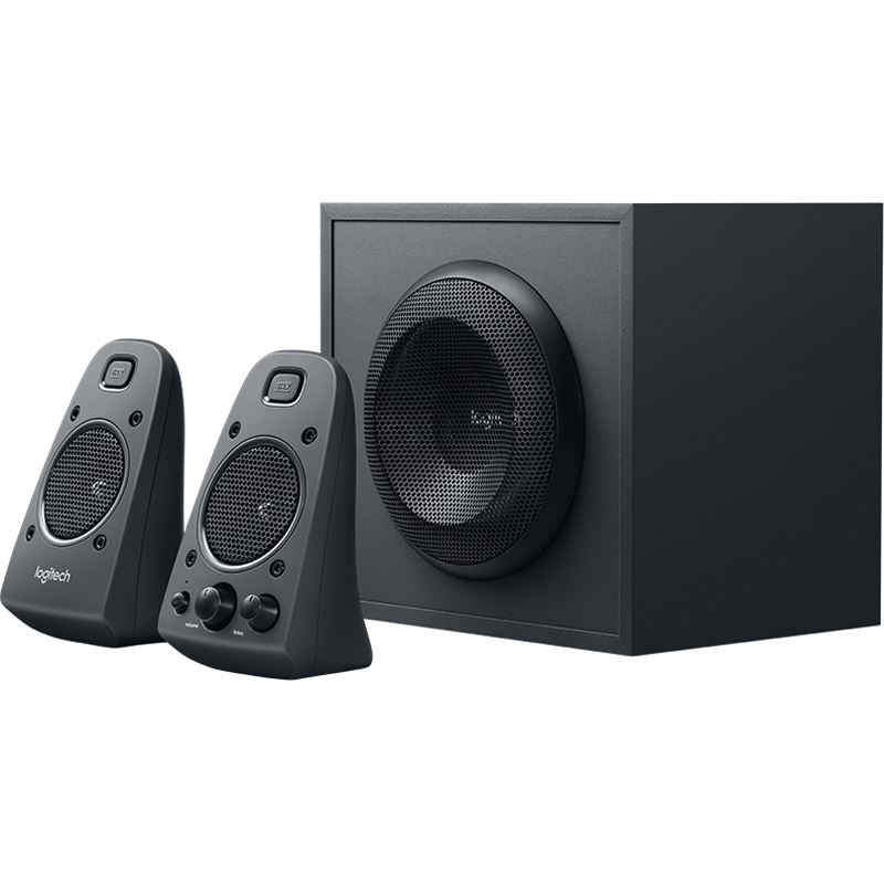 Logitech Z-625 2.1-Lautsprechersystem mit Subwoofer und Optischem Eingang (Kraftvoller THX-Sound)