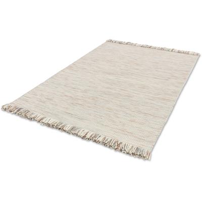 SCHÖNER WOHNEN-Kollektion "Arina" rechteckig 10 mm Höhe 80% reine Wolle, gewebte Struktur, meliert, mit Fransen, Wohnzimmer