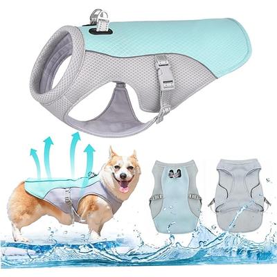 Kühlweste für Hunde, Hundegeschirr, Kühljacke mit tragbarer Wasserflasche für Spaziergänge mit dem Hund, Outdoor-Camping und Jagdtraining