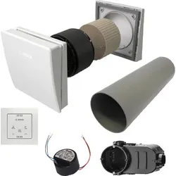 BOSCH Paket dezentr. Lüftung BOPA VE301 2 x V3000D 55/K, CV30H, LNU12, LUP4, LMK