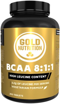GoldNutrition BCAA's 8:1:1 Force 200 Tablets