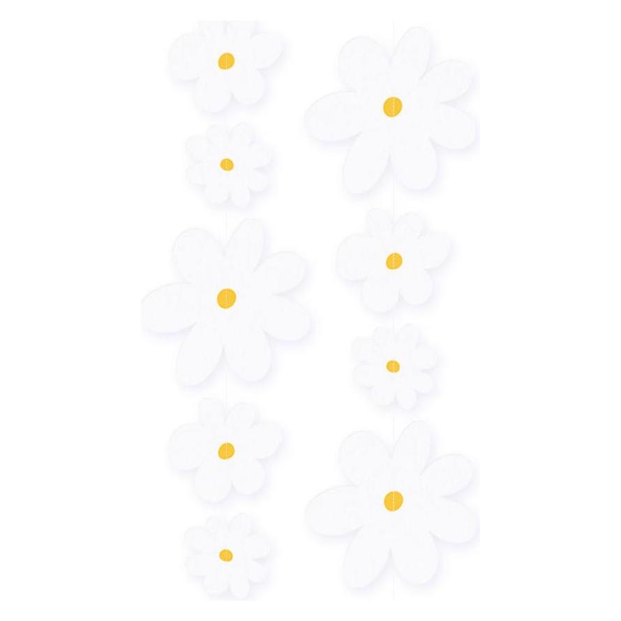 Globos Europe Papiergirlande mit Gänseblümchen - 2 m (70727469)