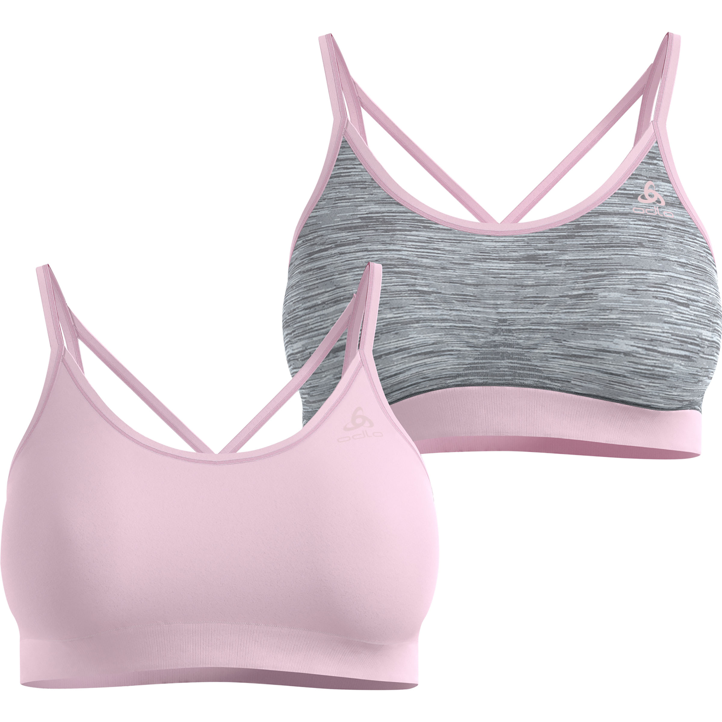 Odlo Seamless Low Sport BH Damen Sport-BHs rosa Größe M Elastisch
