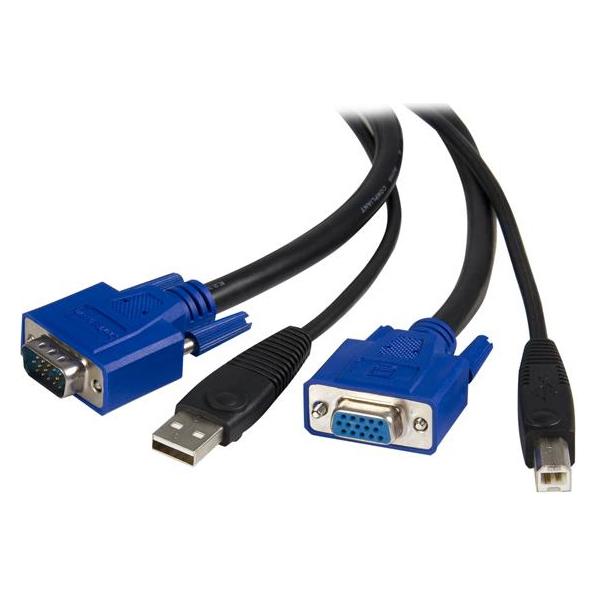 StarTech SVUSB2N1 15 Tastatur/Video/Maus (KVM)-Kabel (SVUSB2N1_15)