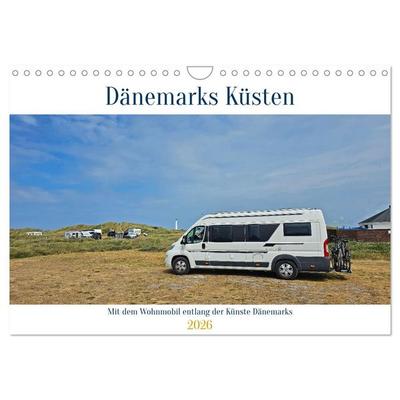 Mit dem Wohnmobil entlang der Küste Dänemarks (Wandkalender 2026 DIN A4 quer), CALVENDO Monatskalender