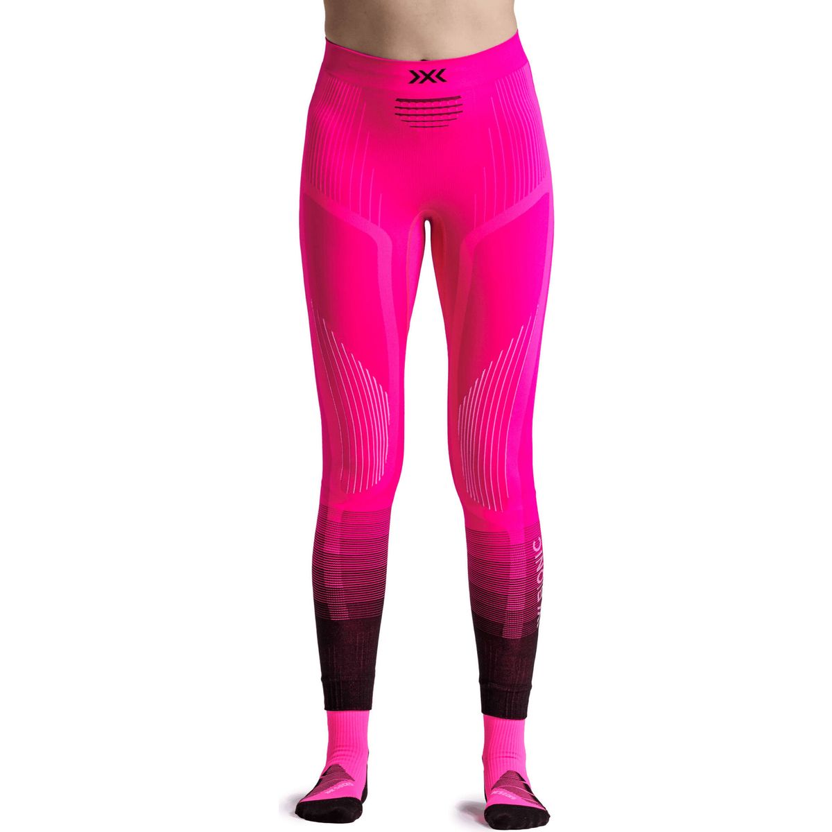 X-Bionic Invent Graphics Pants Women fluo pink/x white (P400) XS IN-YPFXW26W-P400-XS