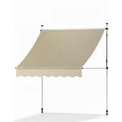BALKONMARKISE SolVision BM3 Klemmmarkise 2,0x1,8m Beige