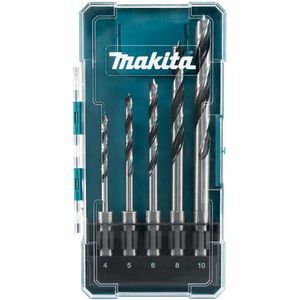 Makita Bohrer E-15148, SDS+, 5-teiliges Set, 4-10 mm, Holzbohrer