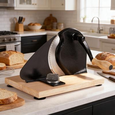 Zyglo Manual Hand Crank Bread Slicer for Homemade Sourdough