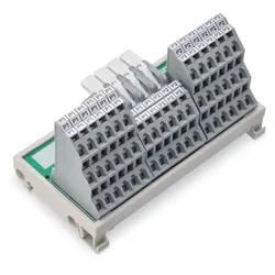 Wago 830-800/000-318 Potentialverteilermodul,2 Potentiale,mit je 2 Einspeiseklemmstellen,grau 830800000318