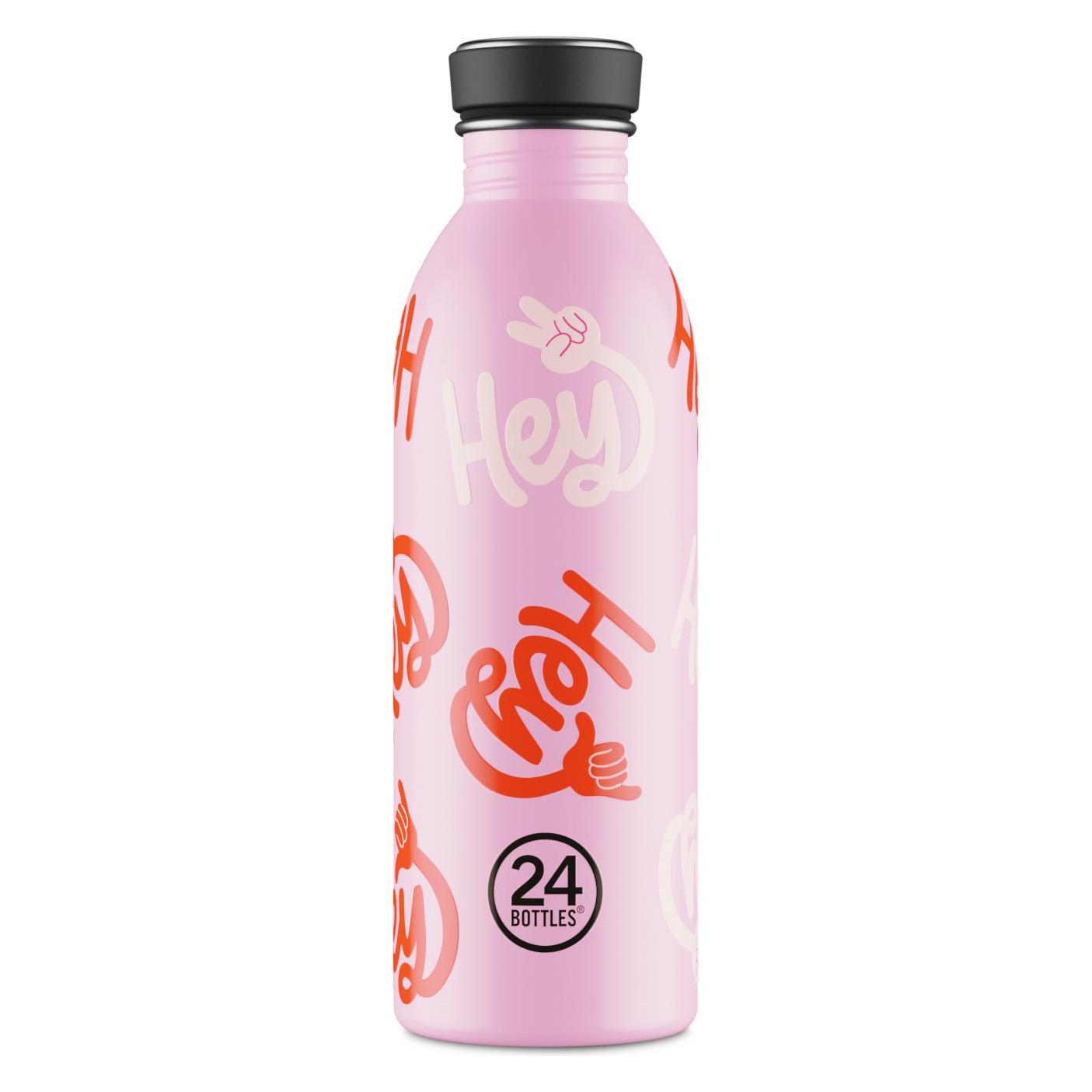 24 Bottles Trinkflasche Urban Hey! 500 ml, Pink (0.50 l) (002184)