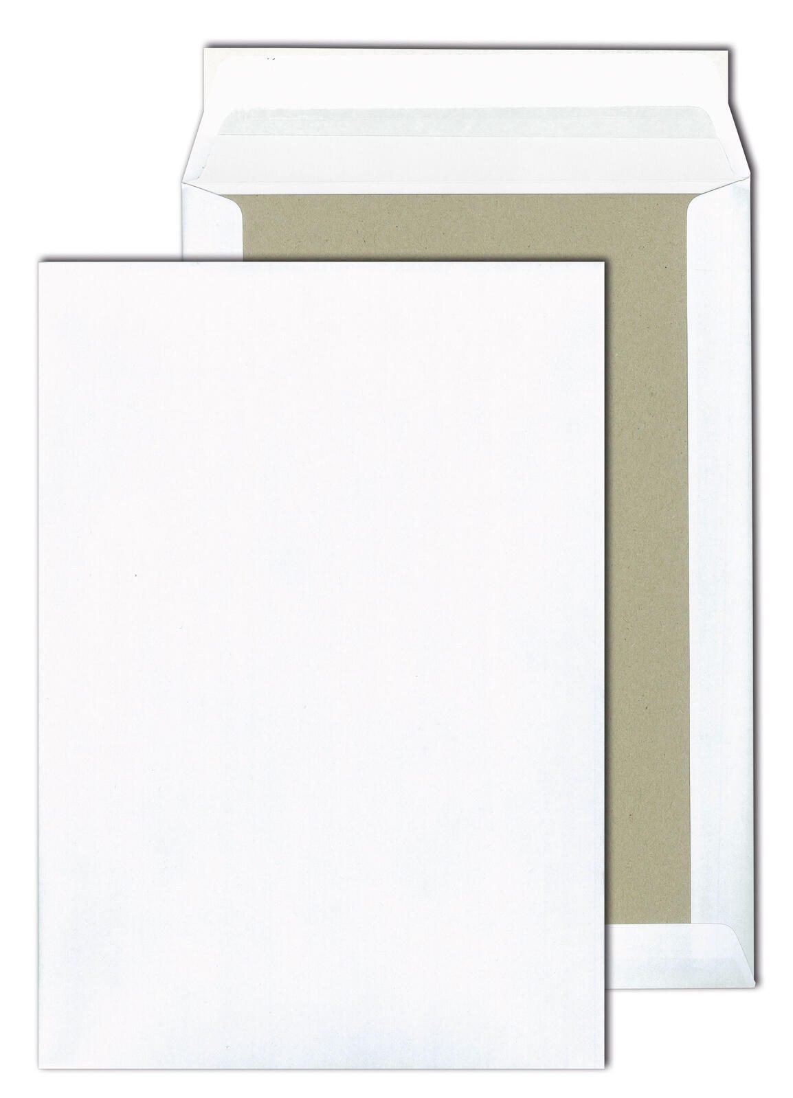 MAILmedia Papprückwandtaschen DIN B4 weiß 30131027