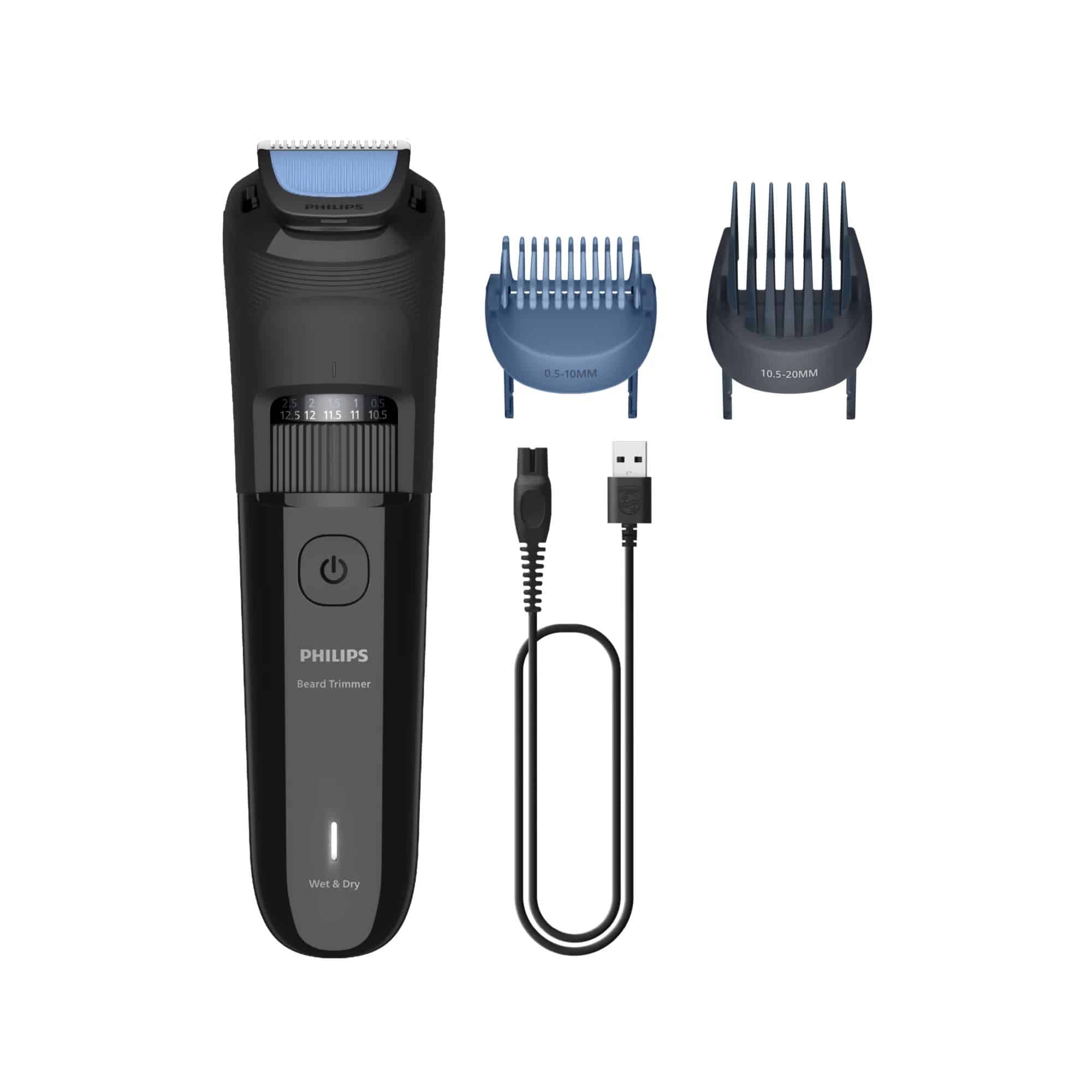 Philips Beard Trimmer 3000 Series BT3620/15 Bartpflege mit abgerundeten Klingen