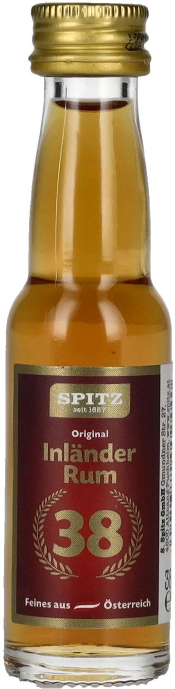 Spitz Spirituosen Spitz Inländer Rum 38% Vol. 0,02l