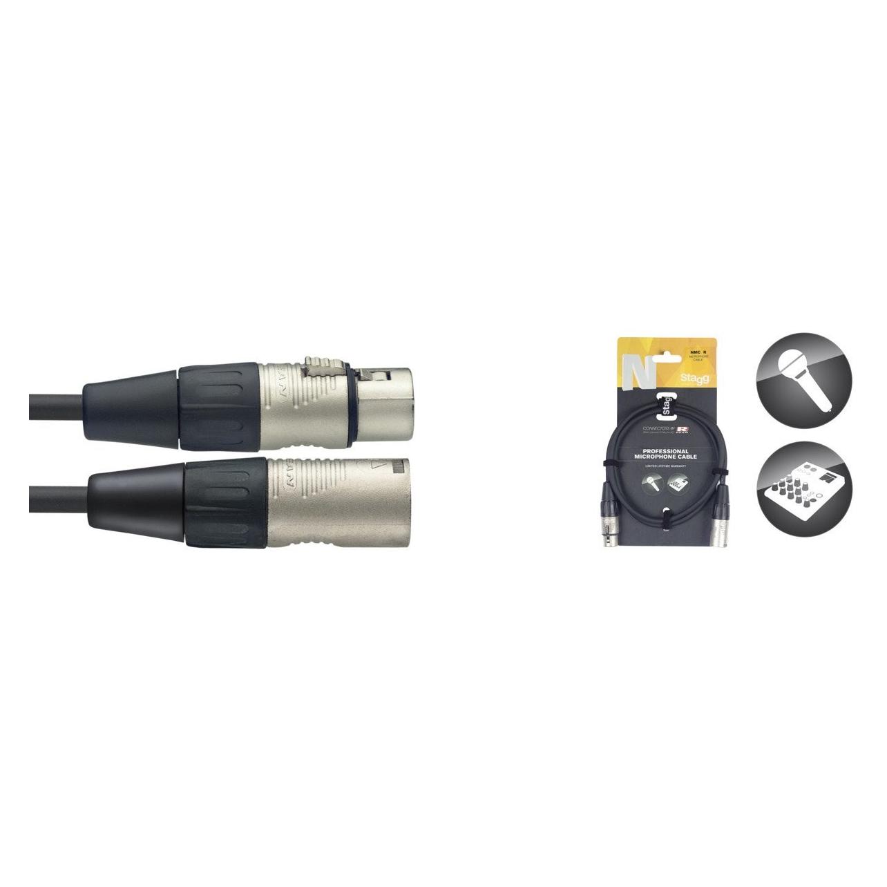 Stagg NMC20R - kabel mikrofonowy 20m (SNMC20XX)