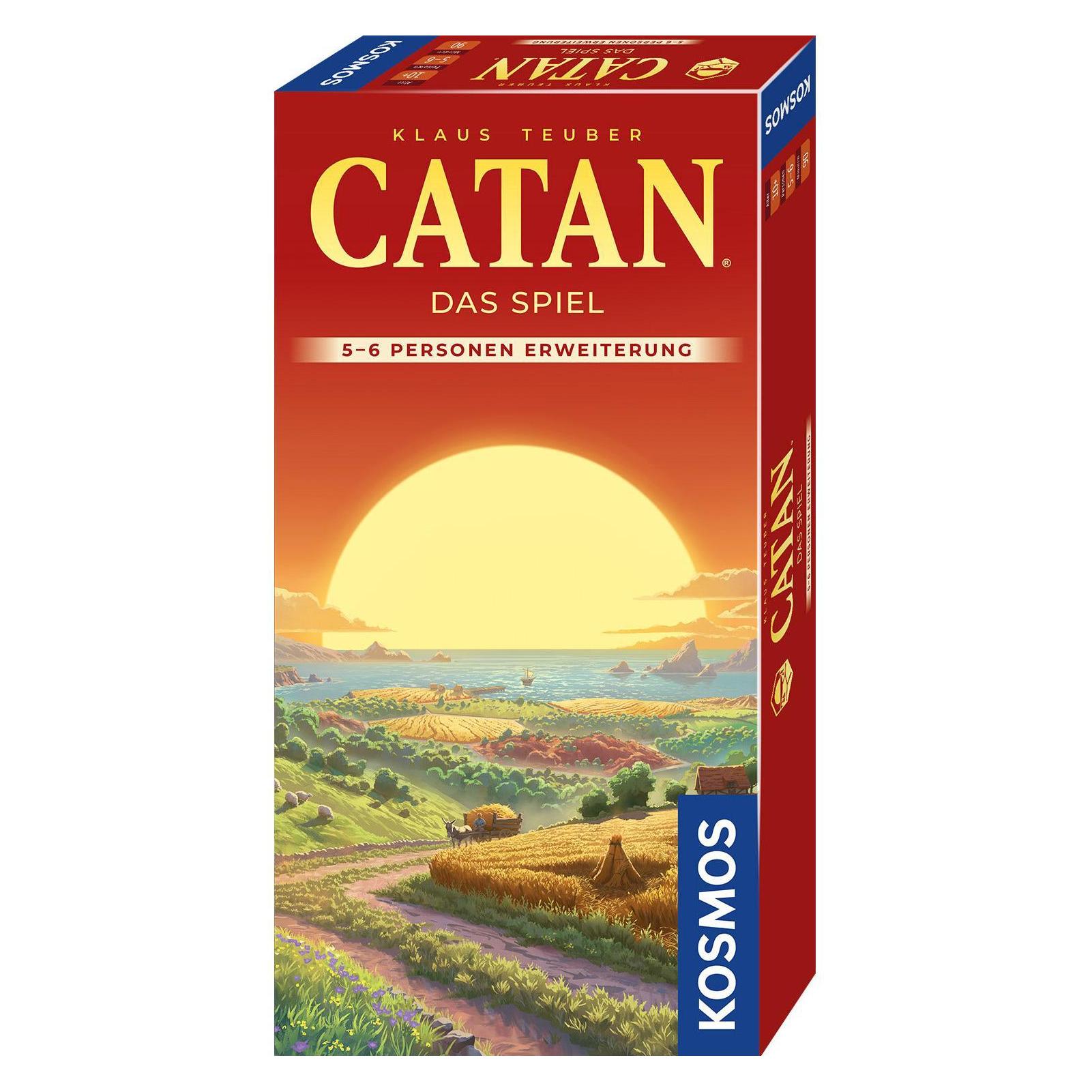 Kosmos CATAN - Das Spiel - Erweiterung für 5-6 Personen (Deutsch, 5 - 6 Spieler) (685058)