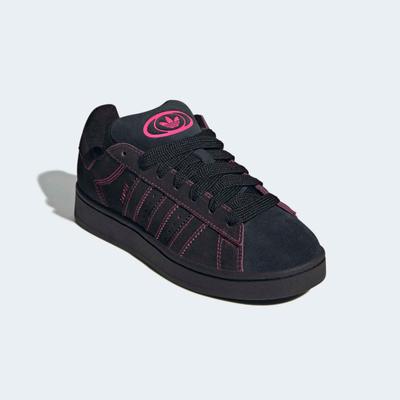 Sneaker ADIDAS ORIGINALS "CAMPUS 00S", Damen, Gr. 39, schwarz (shock pink, shock pink, core schwarz), Leder, Schuhe Sneaker