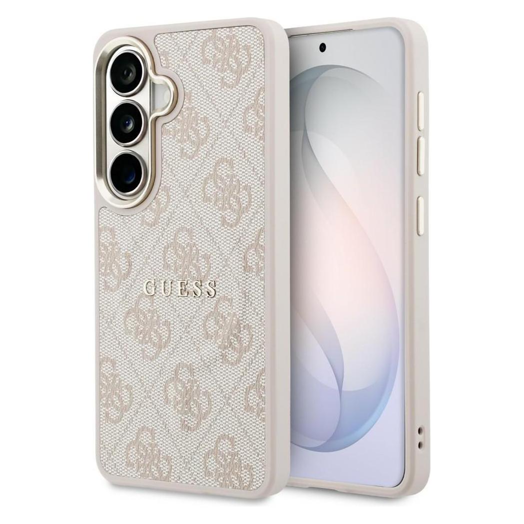 Guess - 4G Embossed Ring (GUHMS26SP4MSEGCP) - Samsung Galaxy S26 - Pink (Samsung Galaxy S26) (GUHMS26SP4MSEGCP)