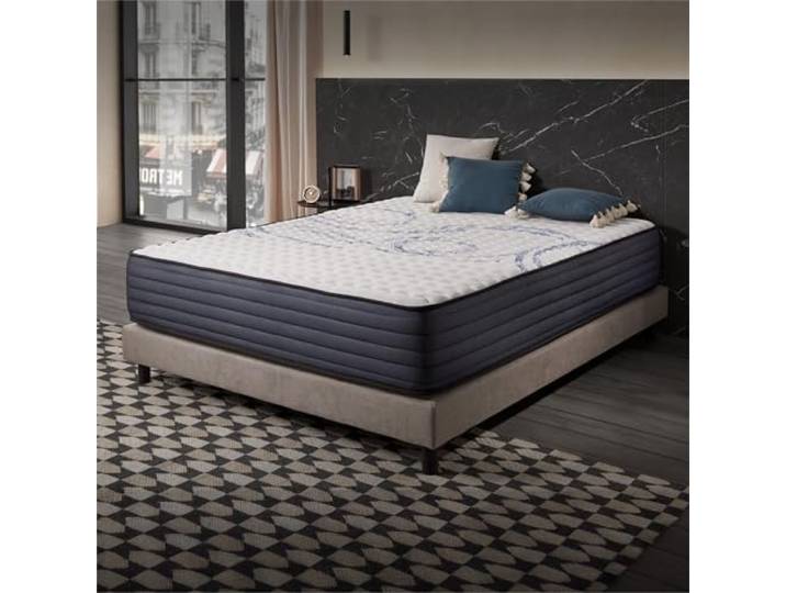Naturalex - PerfectSleep - Matratze 160x200 cm - Höhe 30 cm Kaltschaummatratze - 160x200 cm H4 - Matratze 160x200 - Öko-tex Zertifiziert - Latex Blue 7 Zonen